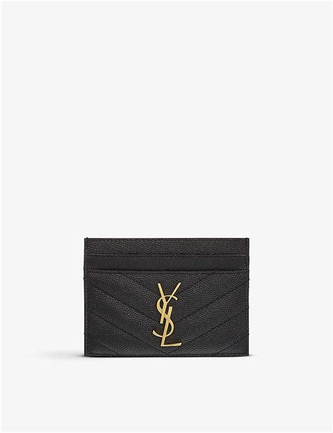 ysl card hder|YSL card holder selfridges.